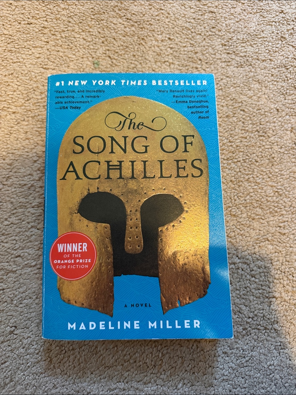 Madeline The Song of Achilles — Blue & Gold Cover
